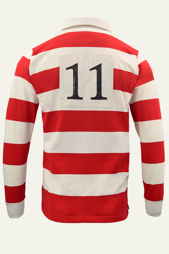 Vintage Japan Rugby Shirt The Sakata, Red White Blue Rugby Jersey
